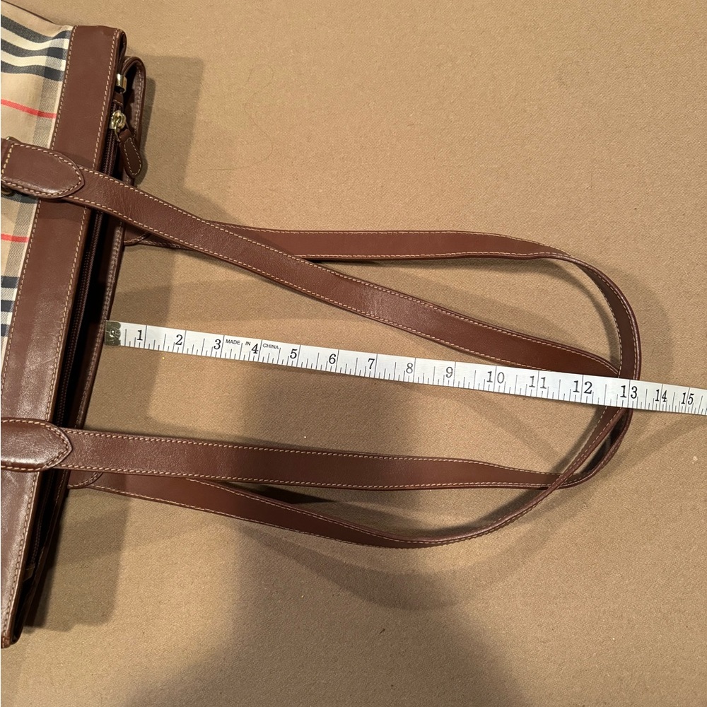 Burberry Plaid Tote - Picture 8 of 16